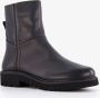 Hush Puppies leren dames boots zwart - Thumbnail 1