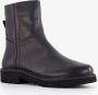 Hush Puppies leren dames boots zwart - Thumbnail 1