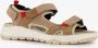 Hush Puppies leren dames sandalen beige - Thumbnail 3