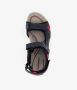 Hush Puppies leren dames sandalen blauw rood - Thumbnail 3