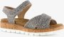 Hush Puppies leren dames sandalen met luipaardprin Wit Uitneembare zool - Thumbnail 3