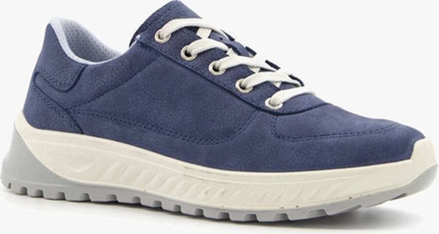 Hush Puppies leren dames sneakers blauw Echt leer Uitneembare zool