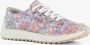 Hush Puppies leren dames sneakers bloemenprint Wit Uitneembare zool - Thumbnail 1