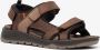 Hush Puppies leren heren sandalen bruin Uitneembare zool - Thumbnail 3