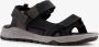 Hush Puppies leren heren sandalen zwart Uitneembare zool - Thumbnail 1