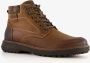 Hush Puppies leren heren veterboots bruin Uitneembare zool - Thumbnail 1