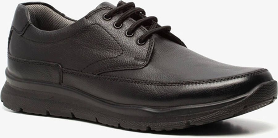 Hush Puppies leren heren veterschoenen Zwart