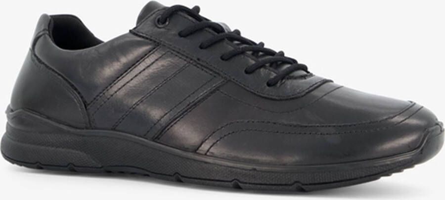 Hush Puppies leren heren veterschoenen zwart Uitneembare zool - Foto 1