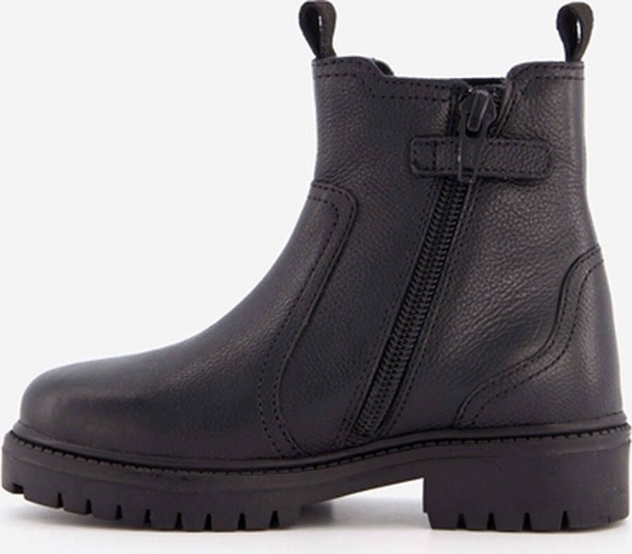 Hush Puppies leren kinder Chelsea boots zwart