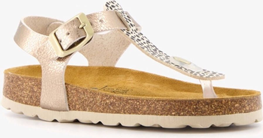 Hush Puppies meisjes bio sandalen goud stippen