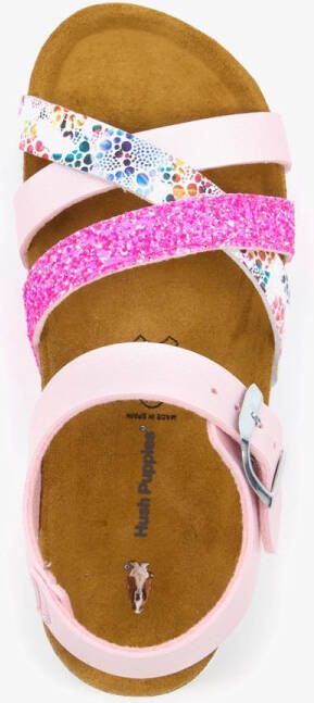 Hush Puppies meisjes bio sandalen roze glitters