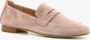 Hush Puppies suede dames loafers beige Echt leer - Thumbnail 3