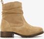 Hush Puppies Suède enkellaarsjes Dames Beige Echt leer Uitneembare zool - Thumbnail 3