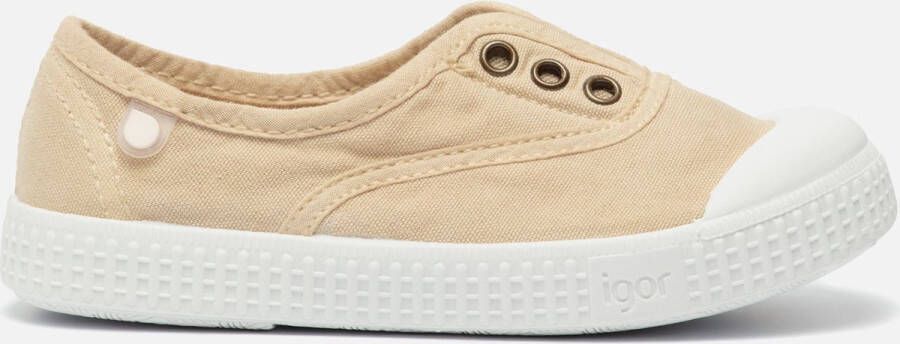 Igor Sneakers Beige Textiel 070202 Heren Textiel