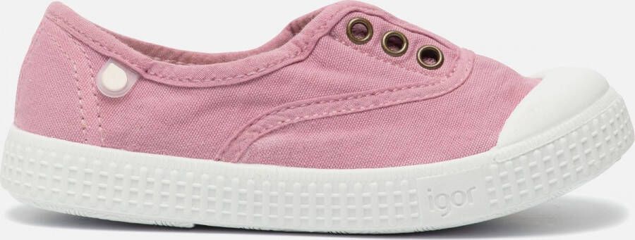 Igor Sneakers Roze Textiel 020201 Dames Textiel