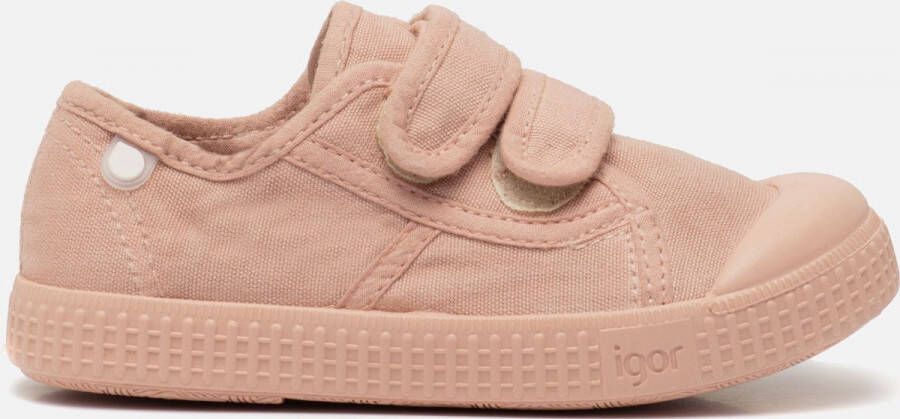 Igor Sneakers Roze Canvas 020205 Dames Canvas