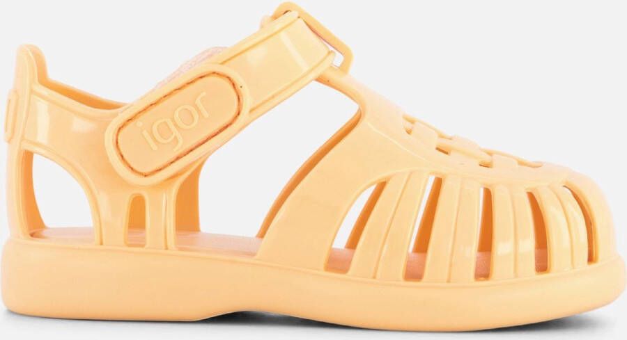 Igor Toby Gloss Watersandalen oranje Rubber Dames