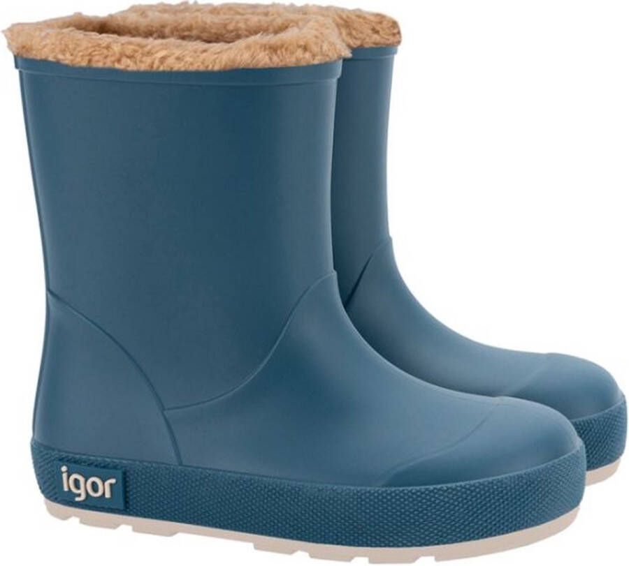 igor Yogi Dk Borreguito Laarzen Rubber Meisjes Blauw