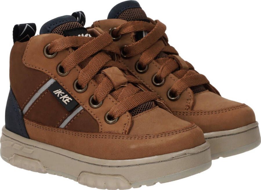 Ikke IK-KE Sneakers Jongens Cognac