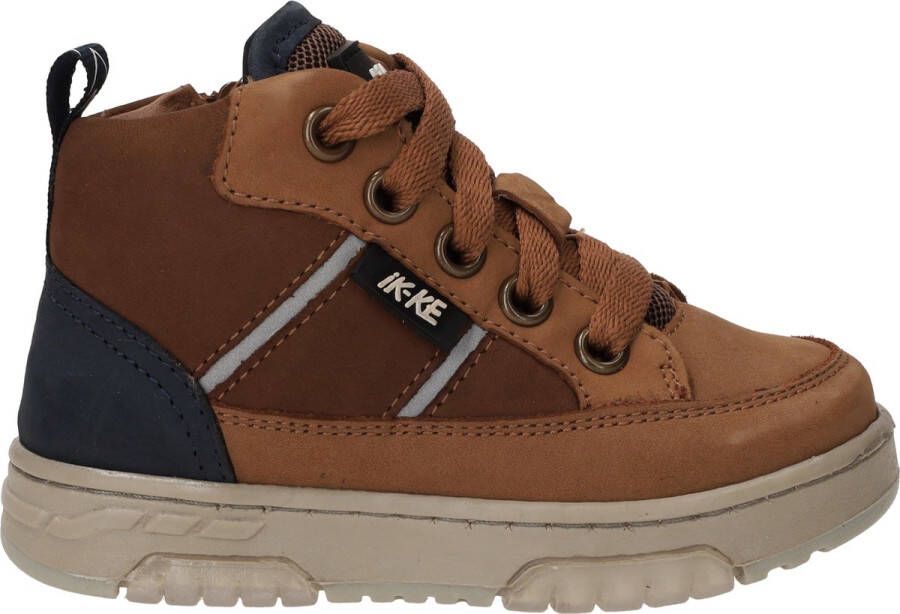 Ikke IK-KE Sneakers Jongens Cognac