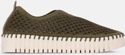 Ilse Jacobsen Instappers Platform TULIP3373 465 Deep Olive