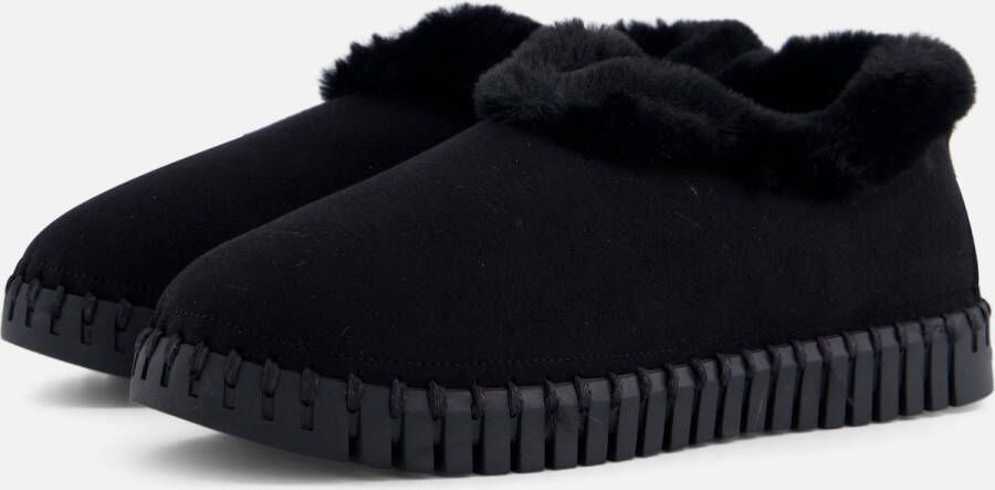 Ilse Jacobsen Pantoffels zwart Suede Dames