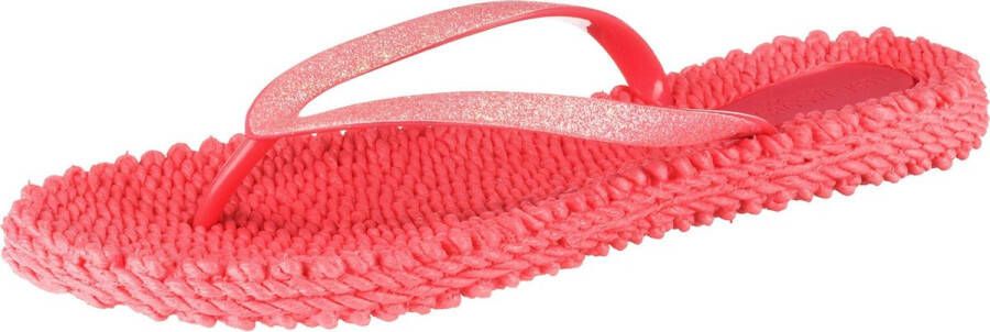 Ilse Jacobsen Slippers met glitter CHEERFUL01 396 Indian Red