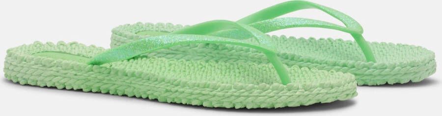 Ilse Jacobsen Slippers met glitter CHEERFUL01 495 Bright Green Bright Green