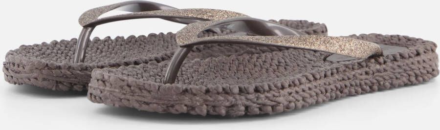 Ilse Jacobsen Slippers met glitter CHEERFUL01 54 Prune