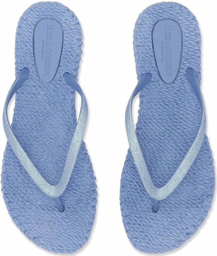 Ilse Jacobsen Slippers met glitter CHEERFUL01 656 Light Regatta Light Regatta