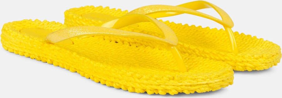 Ilse Jacobsen Slippers met glitter CHEERFUL01 80 Yellow