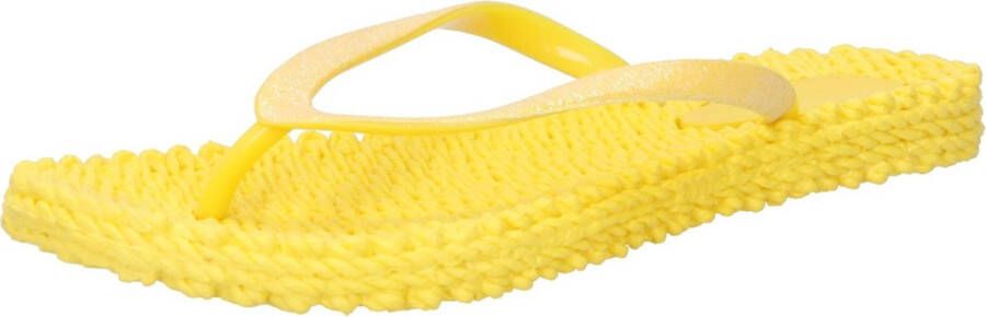 Ilse Jacobsen Slippers met glitter CHEERFUL01 80 Yellow