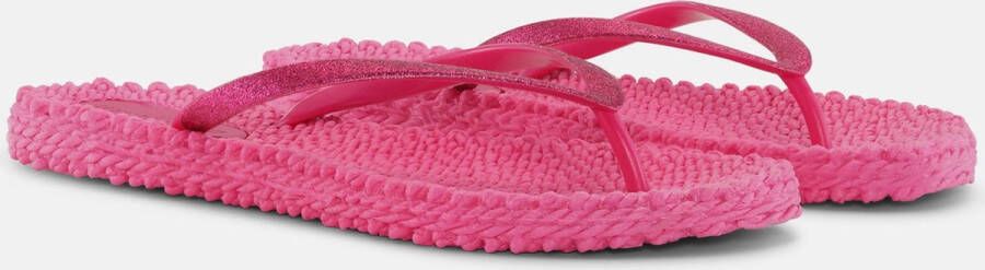 Ilse Jacobsen Slippers met glitter CHEERFUL01 917 Magenta