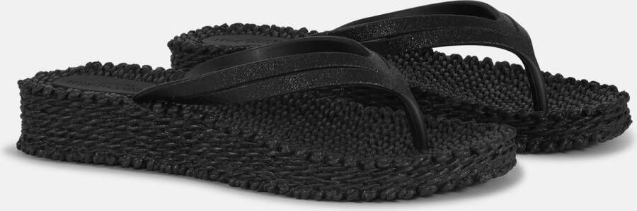 Ilse Jacobsen Slippers met lichte plateauzool CHEERFUL13 001 Black