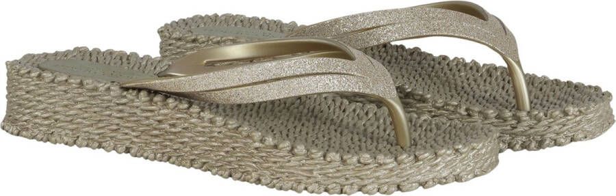 Ilse Jacobsen Slippers met lichte plateauzool CHEERFUL13 780 Platin