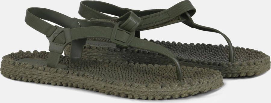 Ilse Jacobsen Slippers met verstelbare enkelband CHEERFUL14 410 Army