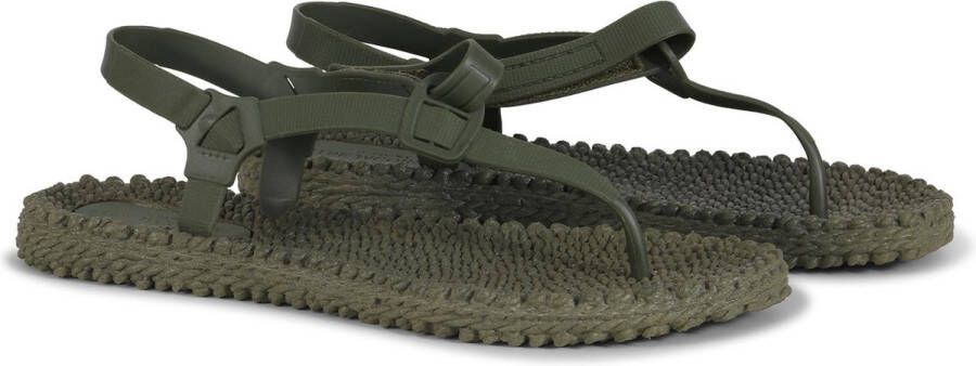 Ilse Jacobsen Slippers met verstelbare enkelband CHEERFUL14 410 Army