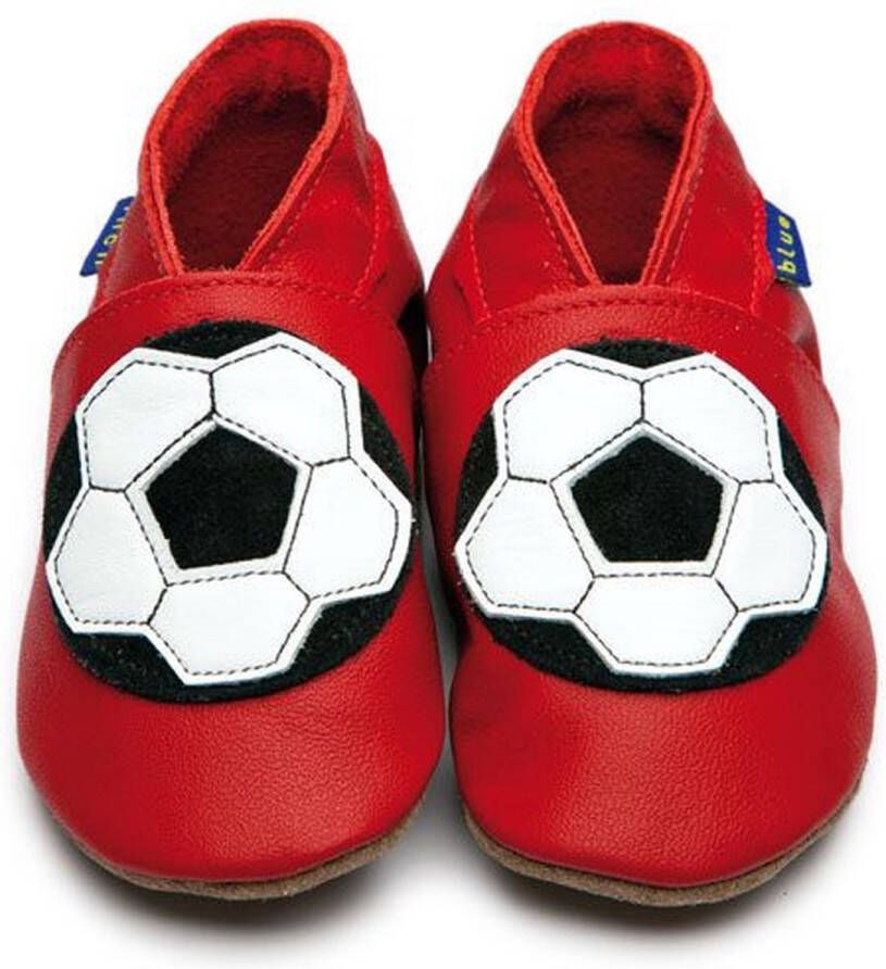 Inch Blue babyslofjes football red XL (20 cm)