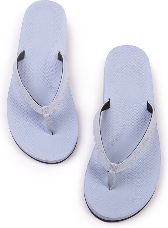 Indosole Flip Flops Essential Light Heren Slippers Lichtgrijs