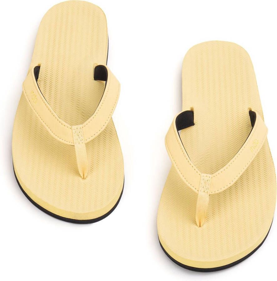 Indosole Flip Flops Essential Light Teenslippers Zomer slippers Dames Geel