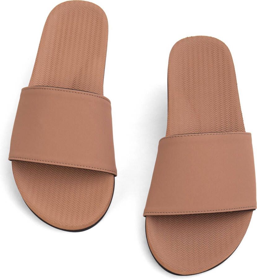 Indosole Slides Essential Light Dames Slippers Rust - Foto 1