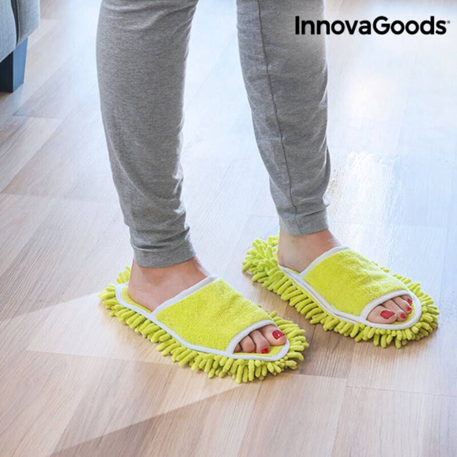 Innovagoods Slippers met Mop&Go