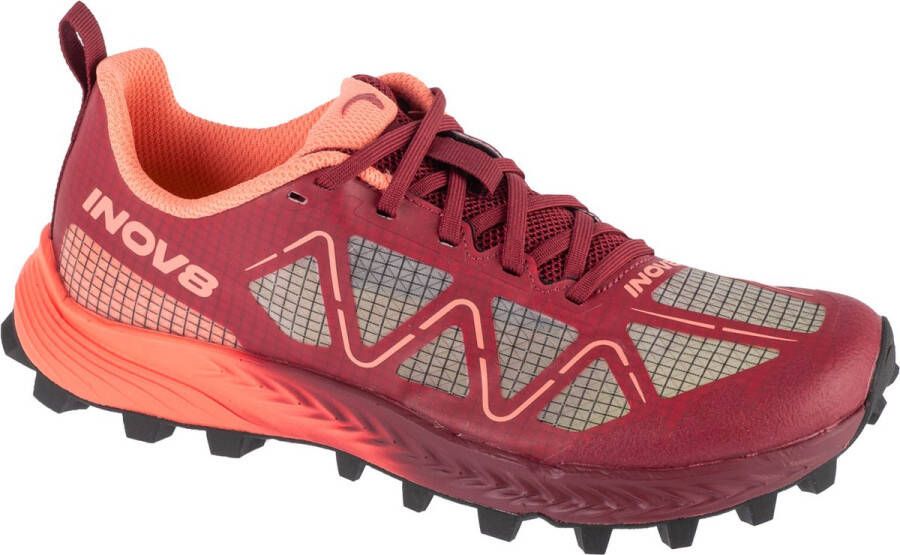 Inov-8 MudTalon Speed Dames Burgundy Coral Survival en ocr schoenen Precision Fit