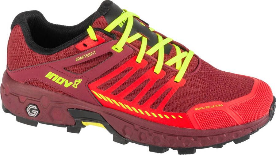 Inov-8 INOV8 Roclite Ultra G 320 Heren Dark Red Red Yellow