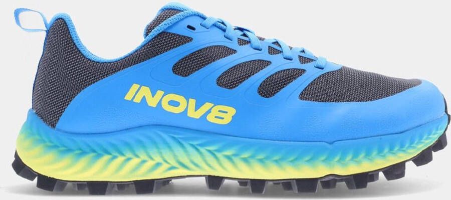 Inov-8 MudTalon Heren Dark Grey Blue Yellow Survival en ocr schoenen