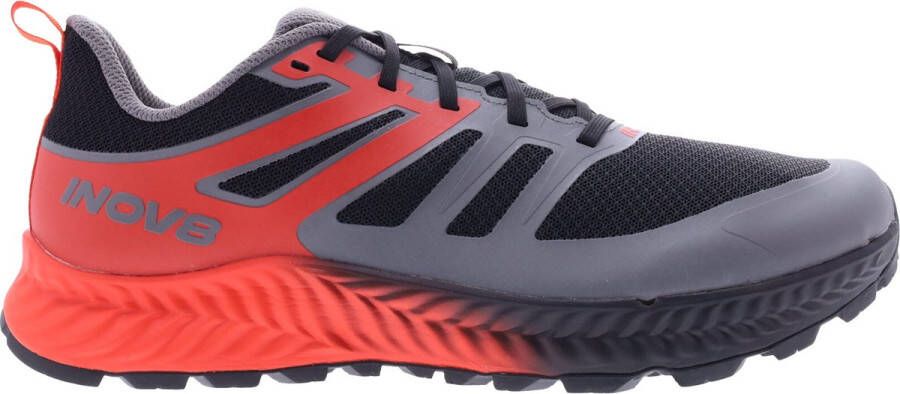 Inov-8 TrailFly Heren Black Fiery Red Dark Grey