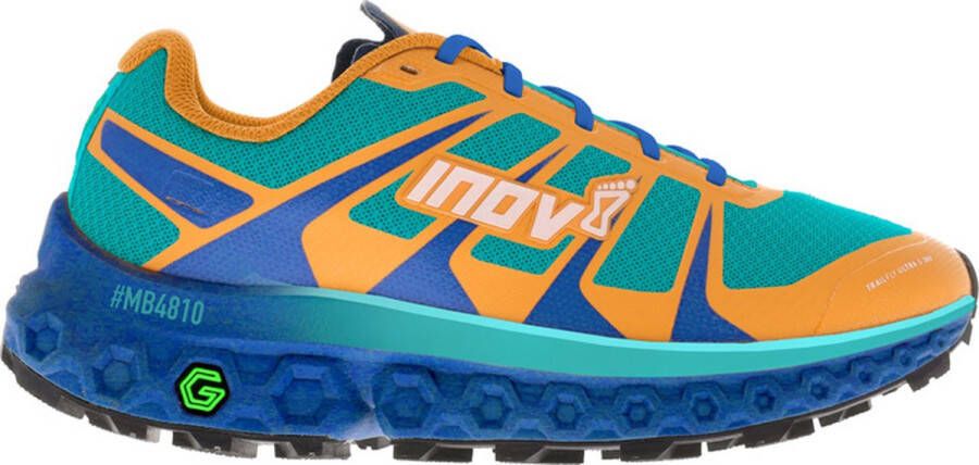 Inov-8 TrailFly Ultra G 300 Max Dames Teal Nectar Blue Trailrunschoenen