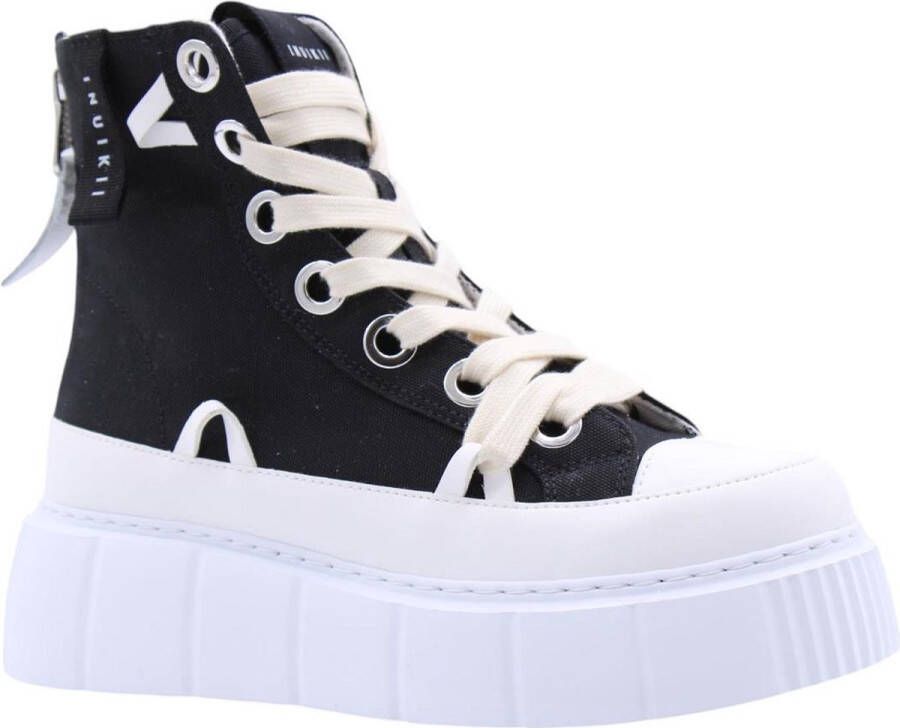 INUIKII High-Top Sneakers MATILDA CANVAS HIGH in zwart