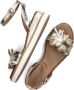 Inuovo 113061 Sandalen Met Sleehak Dames Goud - Thumbnail 2