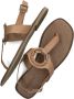 Inuovo Bruine Leren Sandalen Stijlvol Comfortabel Brown Dames - Thumbnail 2